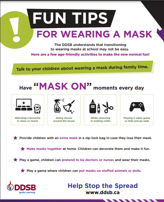 ForestViewPS's tweet photo. Here are a few activities that families can practice with students to help encourage wearing a mask: https://t.co/xDhBlz0Wg8 https://t.co/rF5x1ILjWx