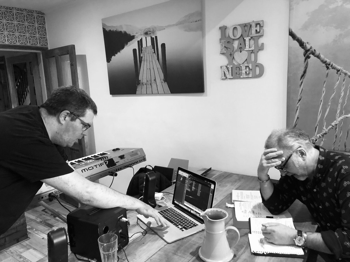 realdannimorgan's tweet photo. Another fun but busy day working on the music for Vengeance🎵🎭 @Vengeancetour #vengeance #gowilde #daniellemorgan #johnmerrigan #danielwhite #composing #arranging #music #theatre @fatdanmusic @fatdanprods https://t.co/g06XIUvxxz