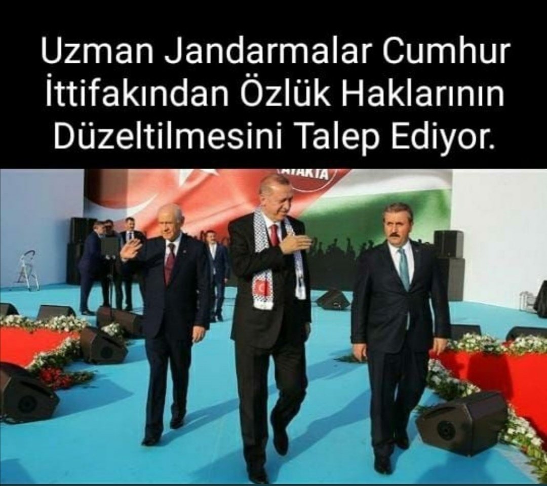 Seydimit1's tweet photo. @33Ihrfiai @RTErdogan @dbdevletbahceli @Mustafa_Destici @Akparti @MHP_Bilgi @bbpgenelmerkez @suleymansoylu @UlviYonter @jandarma @TSKGnkur #UzmJandarmalaraSözVerildi 
✔3600 Ek Gösterge
✔Okulun filli hizmetten sayılması
✔STATÜ veya İsim ve Rütbe Değişikliği istiyoruz.
@RTErdogan @dbdevletbahceli
@Mustafa_Destici @Akparti @MHP_Bilgi @bbpgenelmerkez @suleymansoylu @UlviYonter @jandarma @TSKGnkur https://t.co/4CyrNPsJ70
