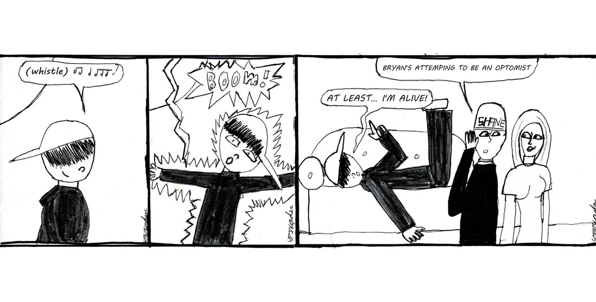 Are you an optimist or pessimist? Another #Classic VILLEWOOD comic from 2007/08.