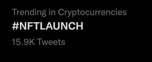 🤯 #NFTLaunch is TRENDING ON TWITTER GLOBALLY right now!

Quote Retweet or comment with #NFTLaunch + $NFTL / Join in on the fun and show your support to the millions of eyes watching it right now!👇✅

x.com/NFT_LAUNCH/sta…

Official links: 
t.me/NFTLaunchann/40

#nft #nfts