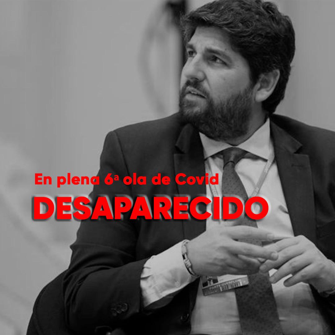 PSOELorca's tweet image. 🚨‼️ López Miras tiene que reunir a los ayuntamientos de inmediato

Desde el 22 de diciembre no da señales de vida.

⚠️La situación en Atención Primaria es crítica y hay numerosos fallos de planificación.

👉Lo único que hace es confrontar.

🔗psoe-regiondemurcia.com/nwt/ny.asp?x=E…
