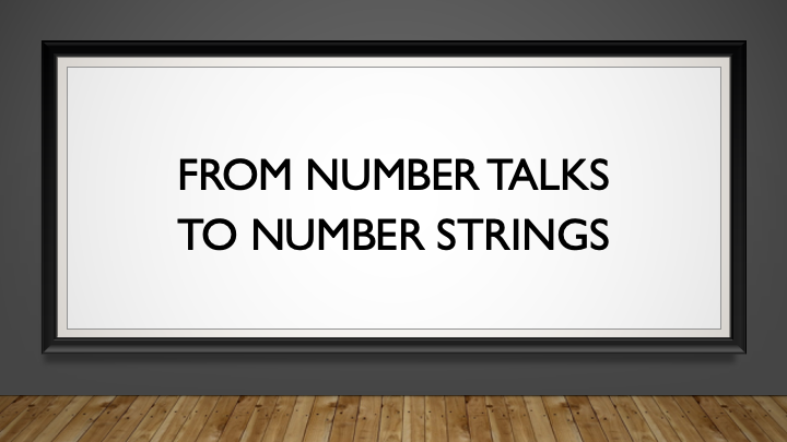 From Number Talks to Number Strings

In a number string, there is some talk happening. But there is also representation of strategies that children are offering and turn from one problem into another, using the model to progressively support kids.

Listen

newperspectivesonlearning.com/pages/number-t…