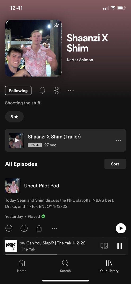 SeanShimPod's tweet photo. First pod released last night will be in the studio tonight. Tune in tonight 9pmCT. @Drake https://t.co/yLabai2LT3