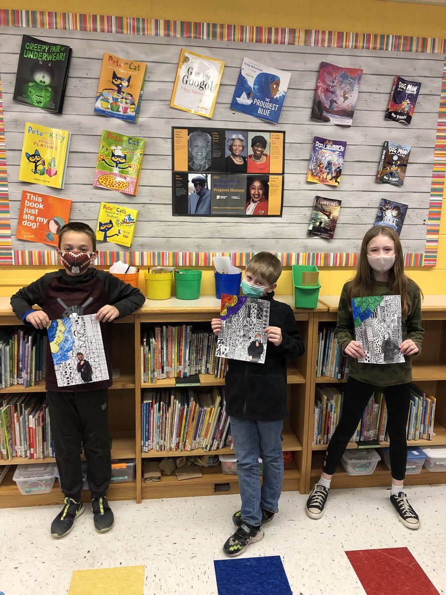 iLEADers <a href="/BelviewBees/">Belview Elementary</a> are creatively showcasing goals for 2022 using Zentangles <a href="/MCPS_VA_Gifted/">MCPS_VA Gifted</a>