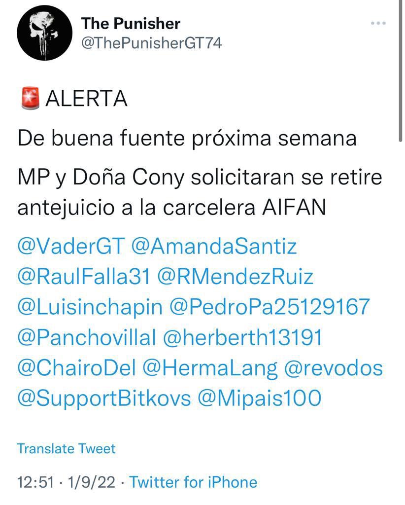 mmendoza_GT's tweet photo. 🚨AHORA:
Consuelo Porras FG del @MPguatemala busca criminalizar a la jueza @AifanErika al solicitar levantar el antejuicio en su contra. 

Esta noticia fue alertada por el netcenter el pasado 9 de enero de 2022. https://t.co/xomBot3h4M