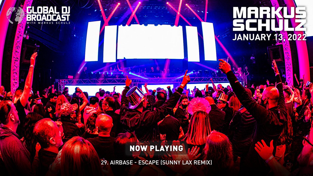 29. <a href="/Airbase/">Airbase</a> - Escape (<a href="/sunnylax/">Sunny Lax</a> Remix) #gdjb

twitch.tv/markusschulz