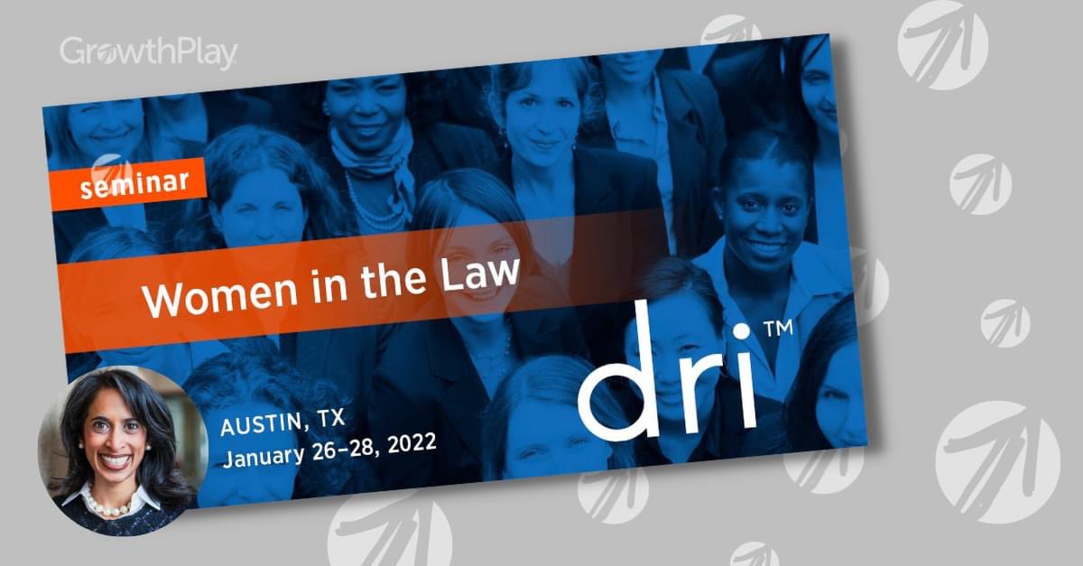GrowthPlay's Tasneem Khokha presents FINDING AUTHENTIC BOLDNESS for <a href="/DRICommunity/">DRI | Association of Lawyers Defending Business</a> Women in the Law Seminar.

Discover more: dri.org/education-cle/…

#DRIWITL #DRICommunity #WomenLawyers