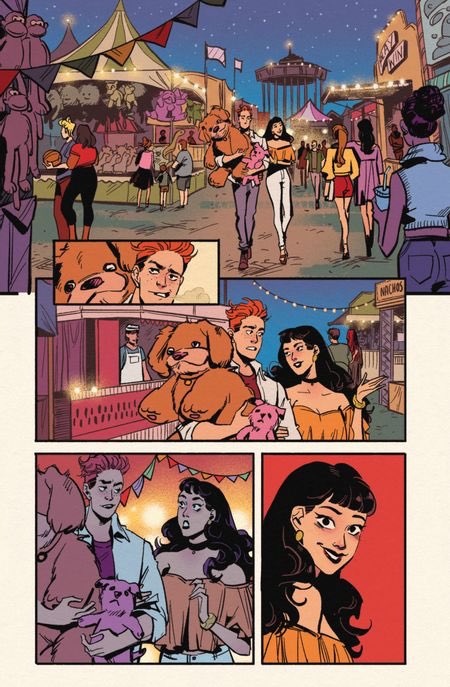 One of my favorite things about these @ArchieComics anthology one-shots is playing around with different coloring styles, and this one has some of my favorites featuring beautiful art by Thomas Pitilli, @lisa_sterle and @YoZanfardino!
More preview pages:
https://t.co/J8VuUb7J6u