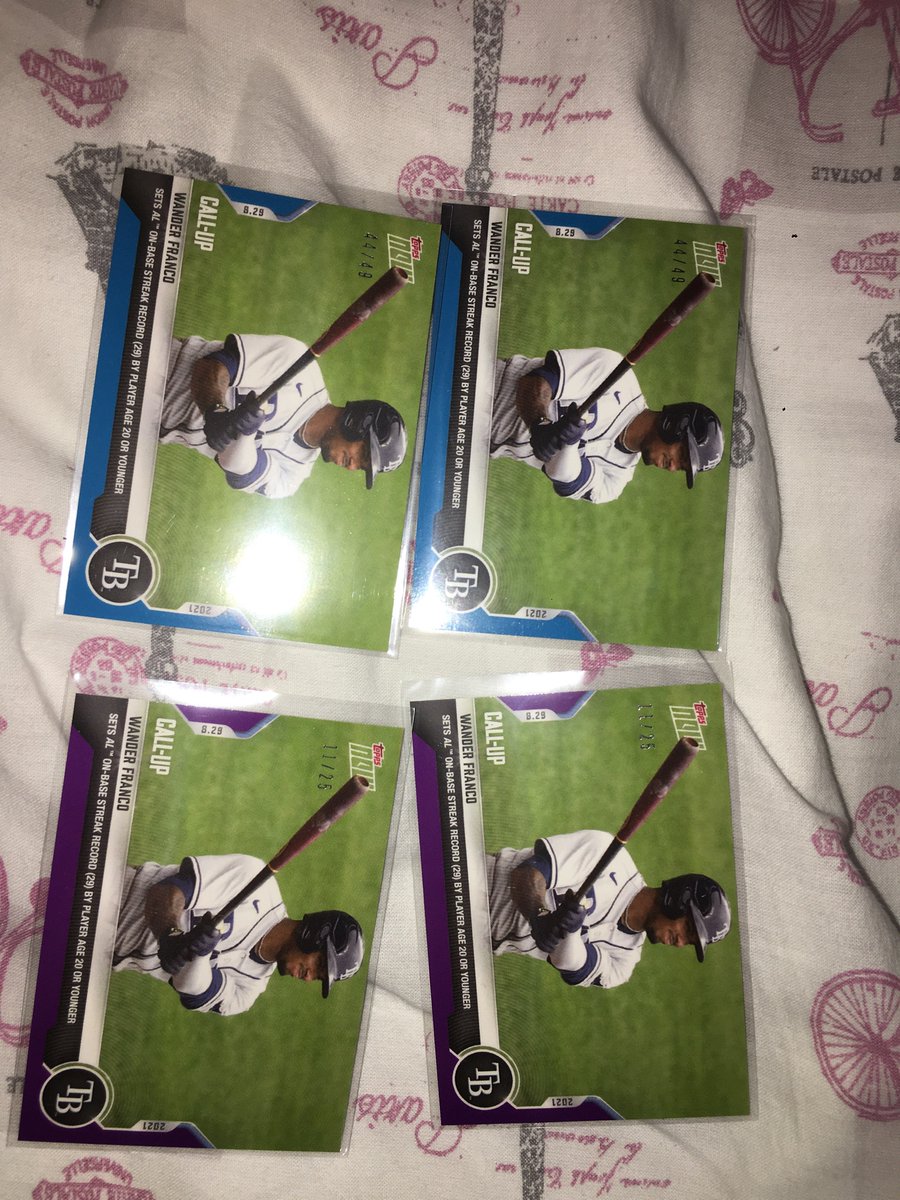 MartinDanny12's tweet image. Same serial numbered cards Topps!!! What a wonderful thing to have a printing machine. Please fix this.  I have already sent you a email in regards to this, having 2 cards the same serial number this can’t be good for the hobby or Topps. I have tried to email and call