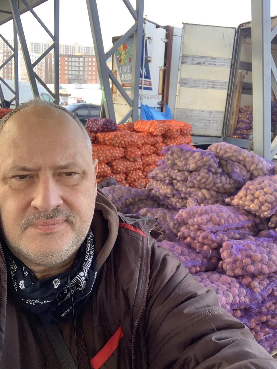IATonline's tweet photo. More #christmasoutreach from Ukraine, today Odessa region, where Pastor Ruslan and team distributed gift bags and also vegetables to people in need #christiancompassion #givenwithlove https://t.co/55I7KCRhuY