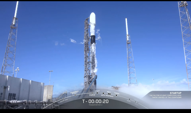 USC_ISI's tweet photo. We did it! This morning @USC launched its 3rd #satellite, DODONA, as part of the @SpaceX Smallsat Rideshare program. It was built at the #Space Engineering Research Center (SERC) of ISI. Thank you @lockheedmartin for sponsoring this project! See the pics of the launch. https://t.co/47XqDtnUee