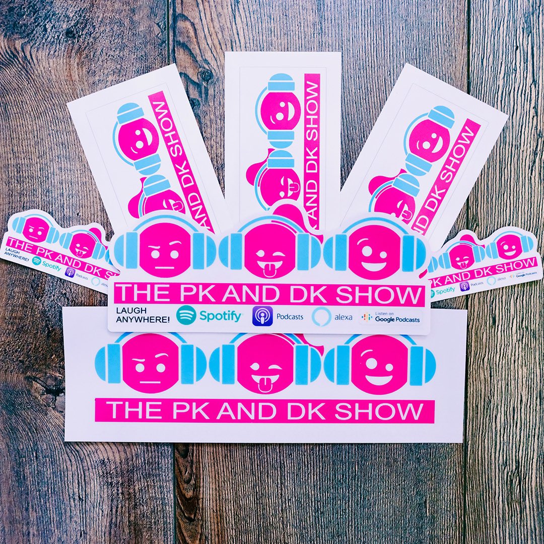 GIVEAWAY! 🚨

In honor of #nationalstickerday we are gifting a custom #PKandDK Bluetooth speaker box!

To enter: Follow &amp; retweet!

Winner announced on Tuesdays show. You'll have 24 hours to claim your prize.

listen.pkanddk.com/podcast