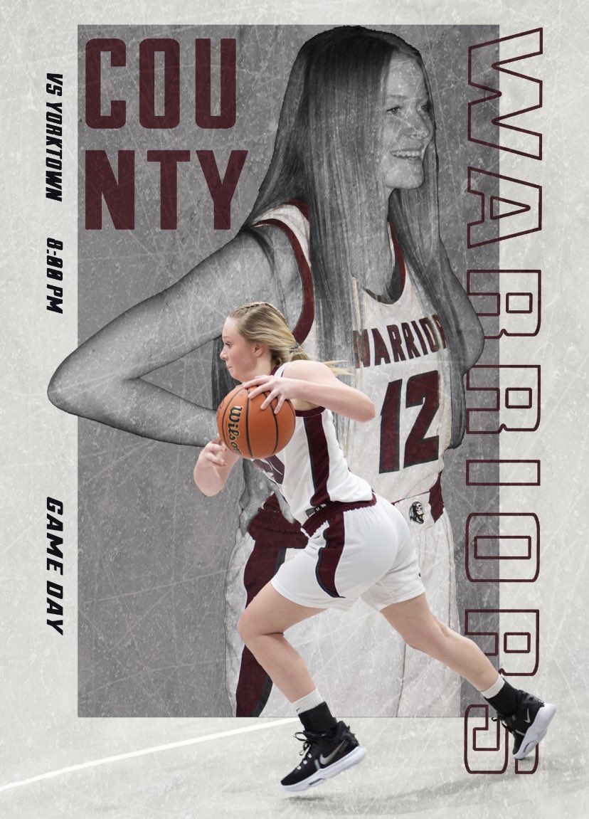 #GAMEDAY ‼️
🆚 Yorktown 

📍 Yorktown

⌚️ Approximately 7:30-8:00PM

🚨 These ladies need your support tonight for county! 🚨