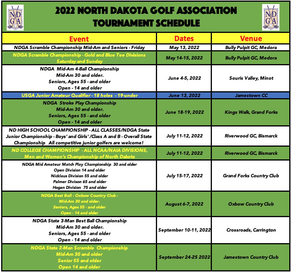 ndga2020's tweet photo. NDGA 2022 Schedule is here! https://t.co/X91r9JfJ2M