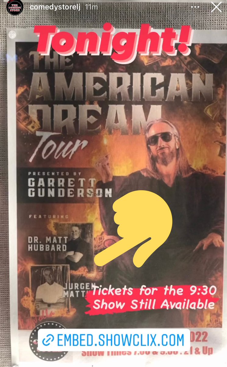 AwakenExposed's tweet photo. I’m so confused by this @ComedyStoreLJ why are #drmatthubbard and #jurgenmatthesius performing at your establishment? Is it because they are both a #joke? it’s definitely not because they are #comedians. #AwakenChurchsd #theamericandreamtour #wtf #comedystorelj https://t.co/84tSvGION1