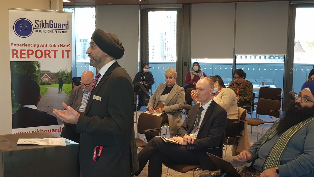 Sikhguard (@sikhguard) on Twitter photo More photos from today's launch! Special thanks to MPS ACC Helen Ball, Garinderjit Singh Manik from <a href="/ukhomeoffice/">Home Office</a>
@PaulGiannasi <a href="/amritmaanldn/">Amrit S Maan OBE 🇺🇦</a> <a href="/jsgill_/">Jagtar Singh Gill OBE</a>
#SikhGuard #HateCrime #ReportIt #Police #HateNoOneFearNoOne More photos from today's launch! Special thanks to MPS ACC Helen Ball, Garinderjit Singh Manik from <a href="/ukhomeoffice/">Home Office</a>
@PaulGiannasi <a href="/amritmaanldn/">Amrit S Maan OBE 🇺🇦</a> <a href="/jsgill_/">Jagtar Singh Gill OBE</a>
#SikhGuard #HateCrime #ReportIt #Police #HateNoOneFearNoOne