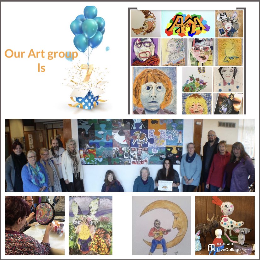 Well as we embark on a new year and return to our sessions, I can’t believe our group is now in its 7th year!
I’d just like to say a massive thank you to everyone’s continued support xx 
#prestatyn #communityarts #getcreative #volunraryarts