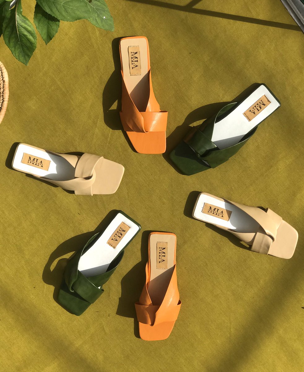 MIAWORKSHOPng's tweet photo. NSE:
A  Lightweight and Quintessential fit for summer!☀️ available in black, green,orange and nude
Price :10500
Available in sizes : 35-44 EU https://t.co/M5cwD3r2w8
