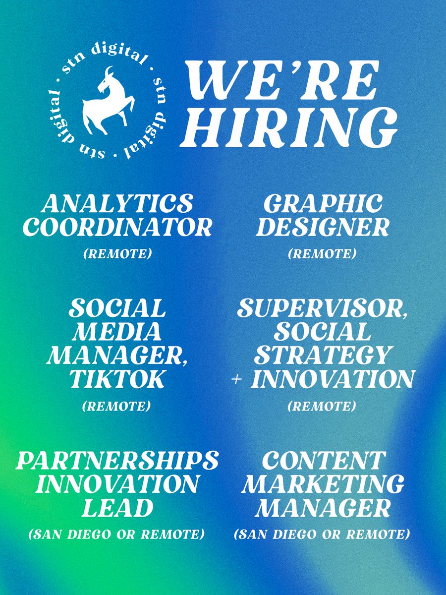 Growth limit: to the moon 🚀 
Check out our open positions from supervisor, social strategy + innovation to graphic designer and content marketing manager. Head to the link apply! bit.ly/3zXTKze  #werehiring