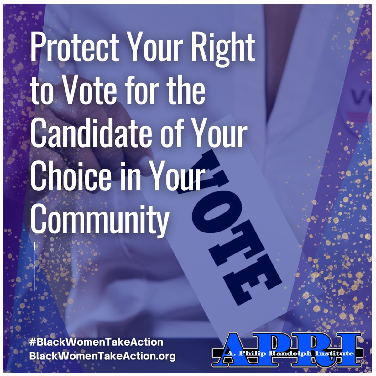 PROTECT our vote and SAVE our democracy from peril! It is time for Congress to pass the #JohnLewisVotingRightsAct NOW! #BlackWomenTakeAction