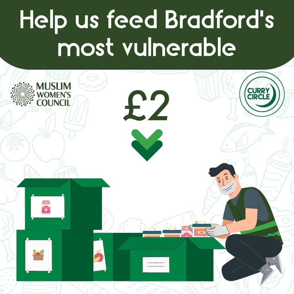 CurryCircle's tweet photo. Help us feed Bradford's most vulnerable.
Your donation will make sure these people get a meal.
Donate with as little as: £2 per food pack
To make an online donation to the Curry Circle
👉https://t.co/8qxGtDkOMR https://t.co/hTurVG47RH