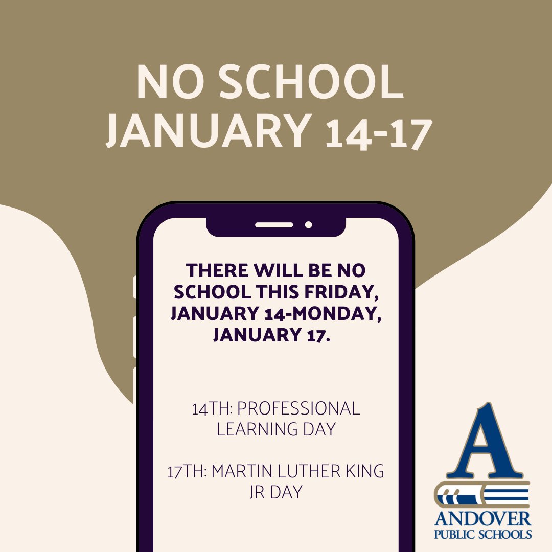 Reminder that this is a four-day weekend!