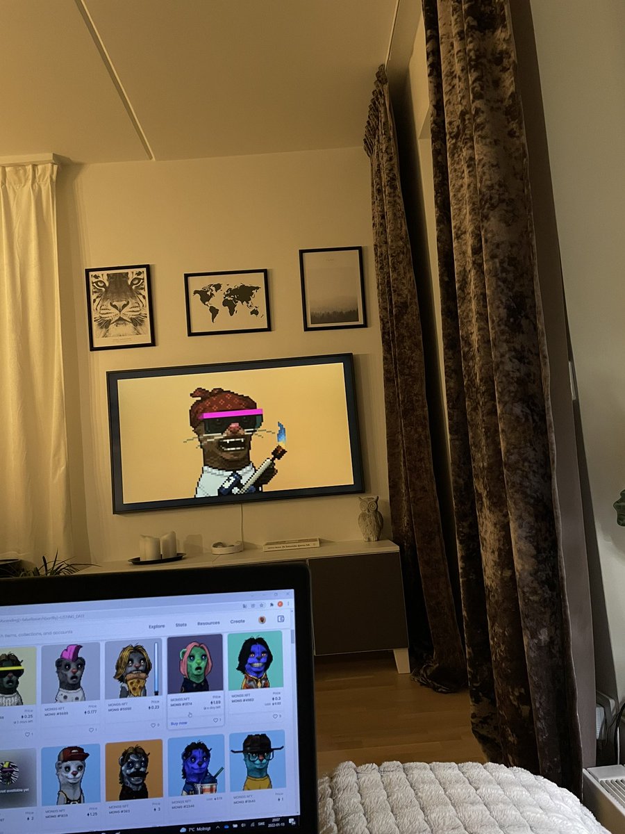 Just scrolling to see if i can find a new mong to join the collection at home 🔥🔥🔥

$MONG <a href="/mongs_nft/">MONGS NFT</a> <a href="/mongoosecoineth/">Harriet Terna</a>