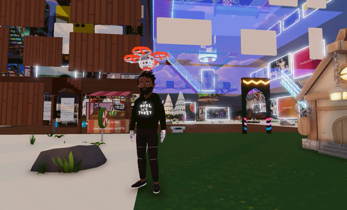0x3Matt's tweet photo. Fun fact: My Decentraland scene is right next to @ChangGangHQ which was my very first NFT community that I joined.. 😅 

That's where I learnt the power of decentralized communities and made pretty cool friends @blkck @DaddyChang2 @3rdeyevisuals @YanickJannotti @Spauldingtrader https://t.co/OXHwgFDjIZ