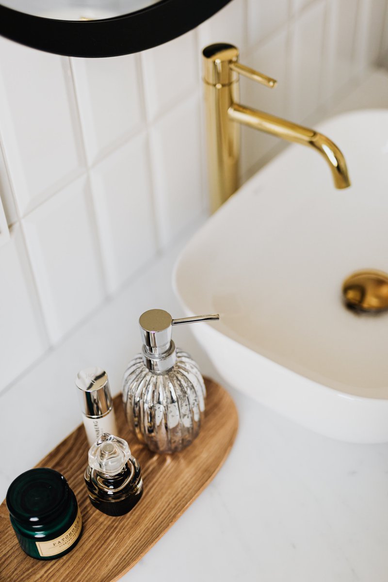 82% of homeowners are upgrading light fixtures for a brighter bath. Aesthetically, gold and black finishes continue to provide stylish accents. Ready for a refresh? Let's do it!