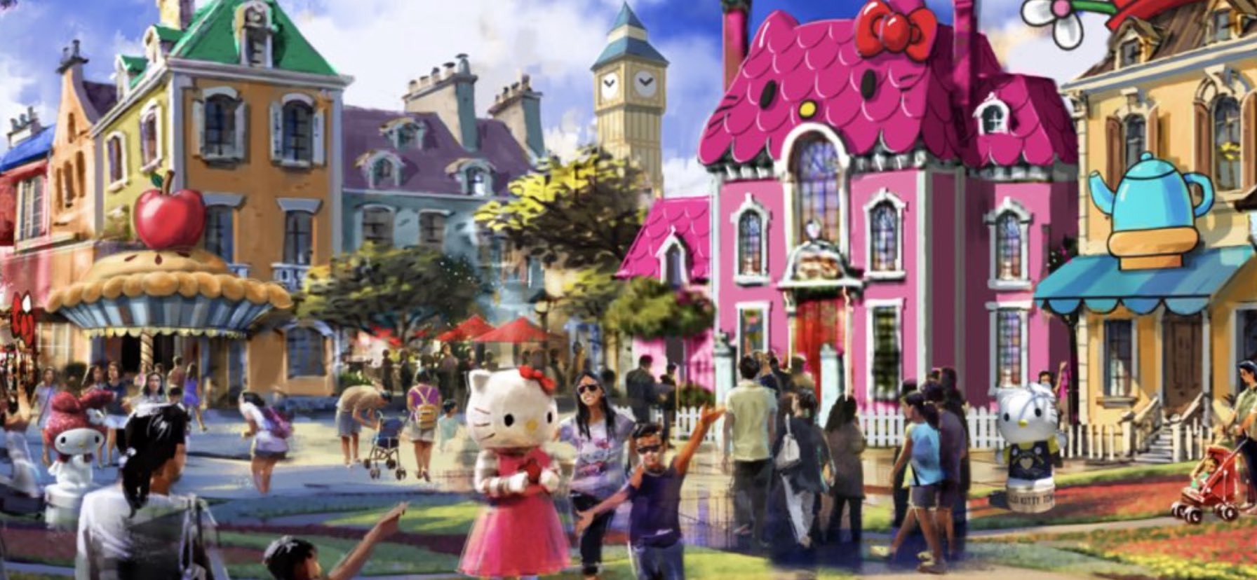 Parque temático e resort da Hello Kitty abrirão na China em 2025