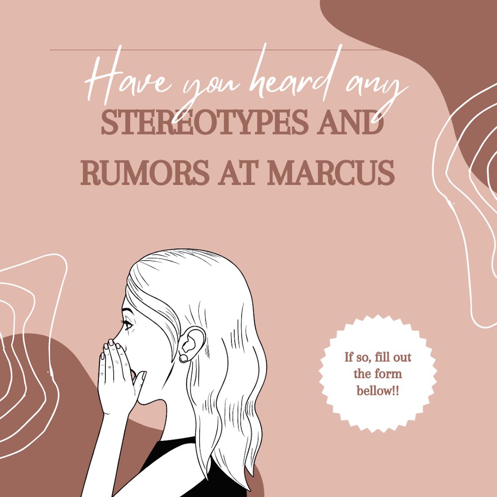 marcusyrbk's tweet photo. Have you heard a stereotype or rumor at Marcus?? Check out this link and fill out the form! https://t.co/uGddNvOgxH https://t.co/31fwG5Yprv