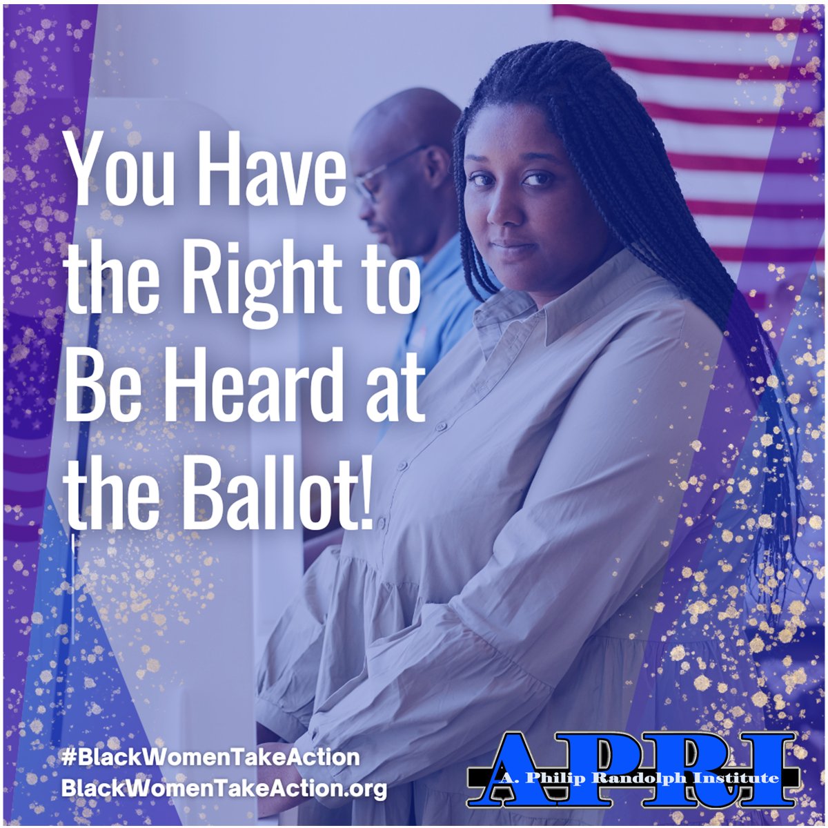 Black women and their allies are taking action to demand our freedom to vote and economic justice! Call your U.S. Senators TODAY at (202) 224-3121! Demand Congress to end the filibuster to pass federal voting rights reform NOW! #BlackWomenTakeAction #FreedomtoVote