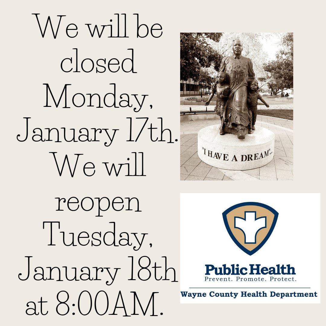 Wayne County Health Department tweet media