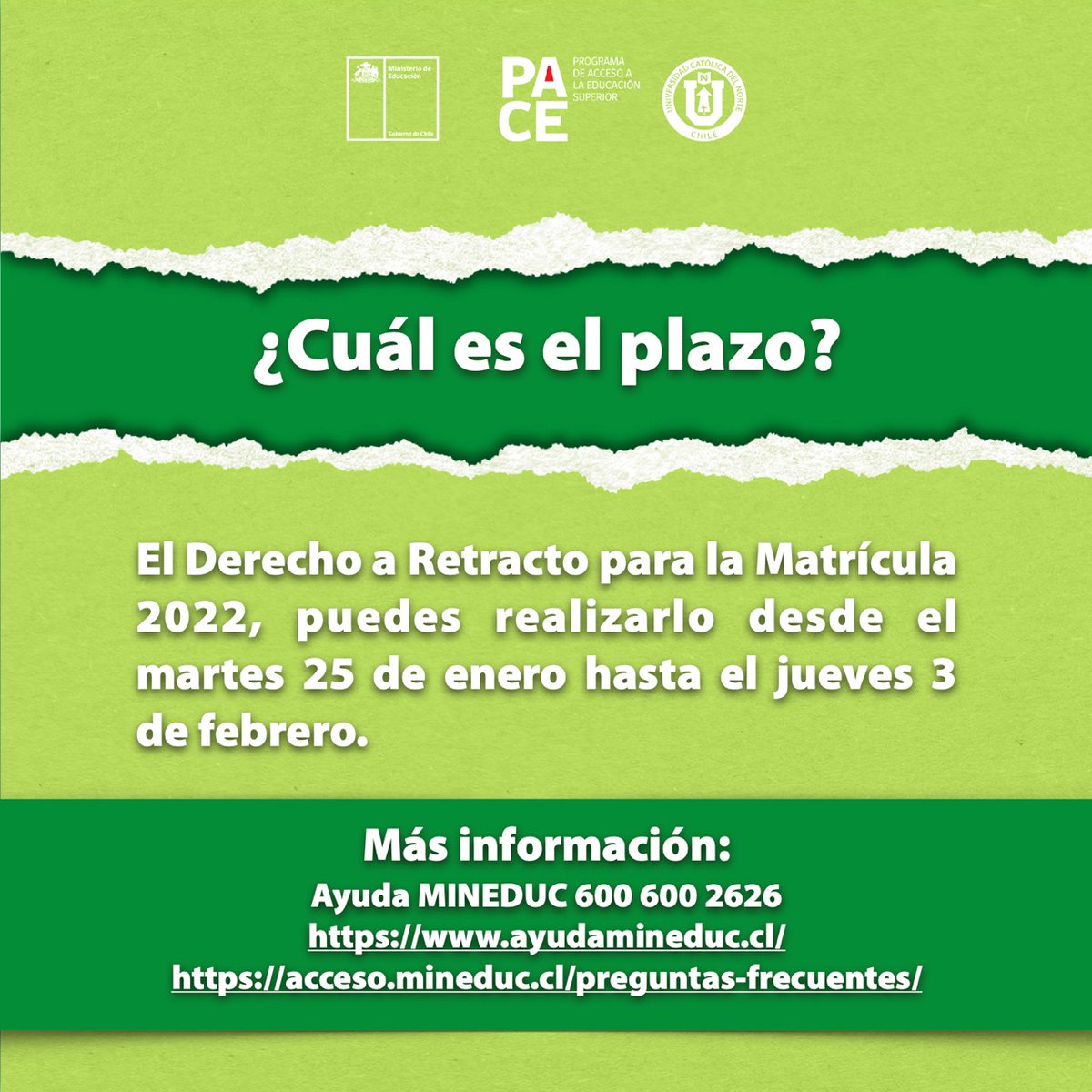 paceucn's tweet image. Sabemos lo importante que es el proceso que estás viviendo, por eso como PACE UCN queremos informarte sobre todo lo que debes conocer para las siguientes etapas😊

¿Sabes que es el derecho a retracto?🤔Conoce aquí todos los detalles➡️

#PACEUCNTeAcompaña #PACE #UCN #Admisión2022