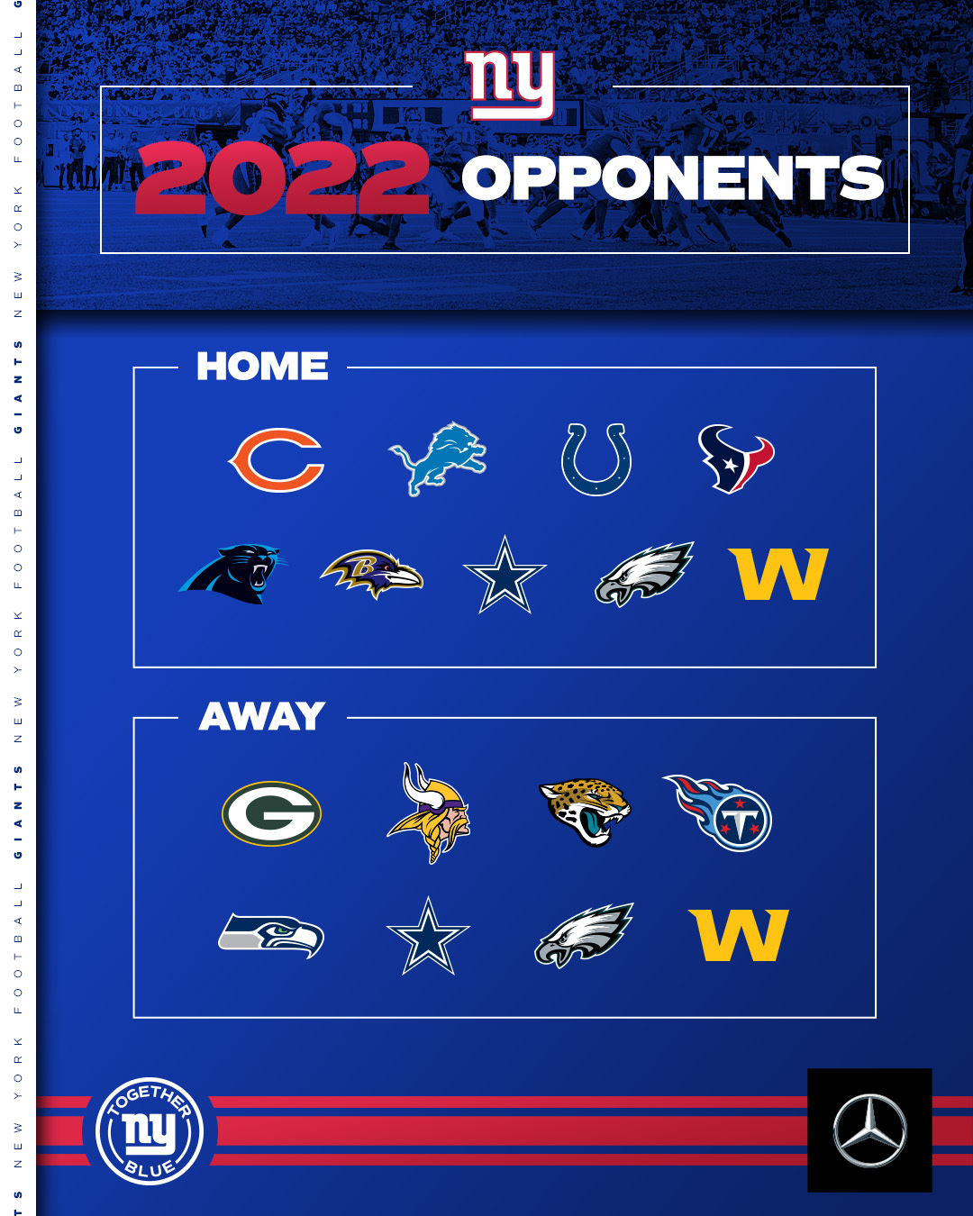 Giants Schedule 2022 New York Giants On Twitter: "Our 2022 Opponents 👀 Https://T.co/8Afyclkzls"  / Twitter