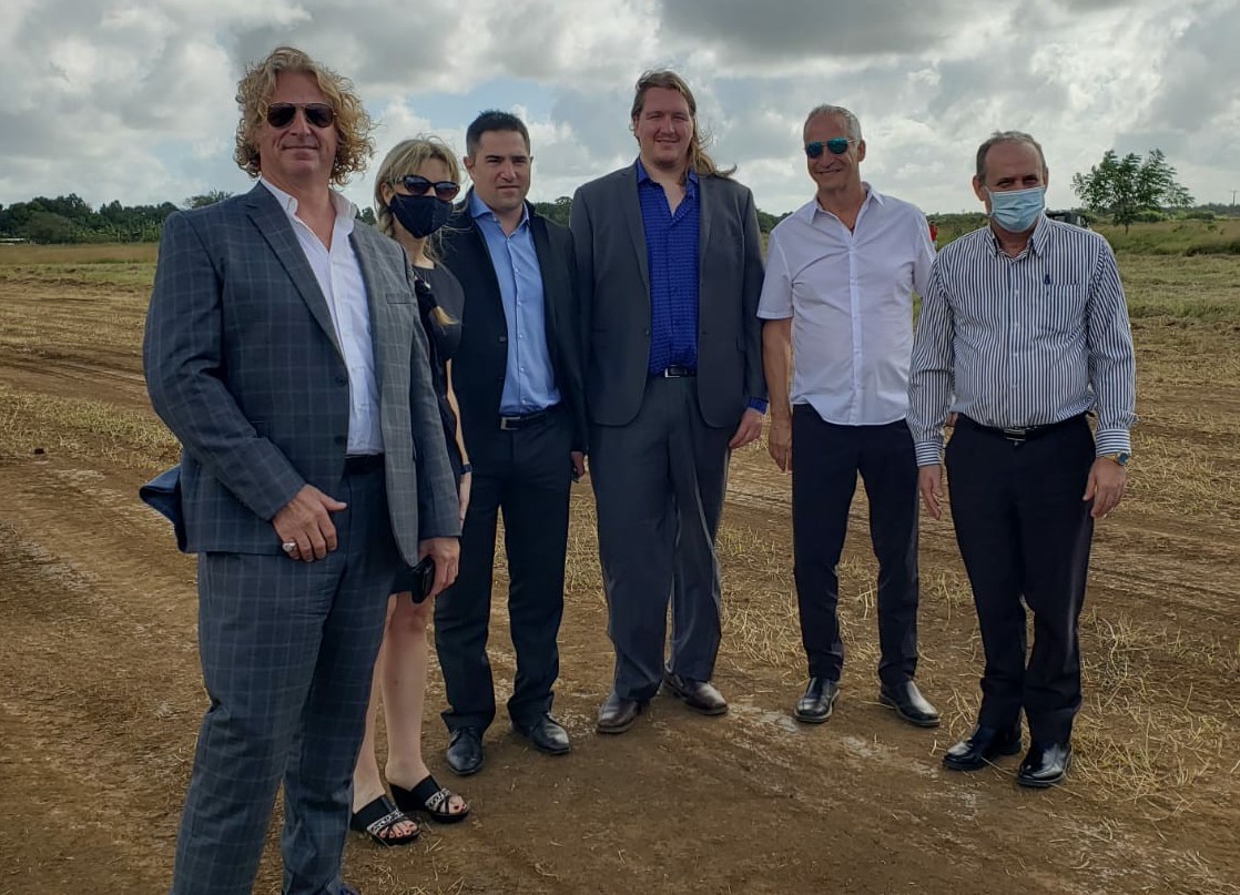 DeltroGroup's tweet photo. December 15, 2021. Memorable day for our company in Cuba. Ground Breaking ceremony of the first of 19 solar sites to be built within the Cuban territory
#renewableenergy #Solar #EnergiasRenovables #MedioAmbiente https://t.co/ef9RRfemyl
