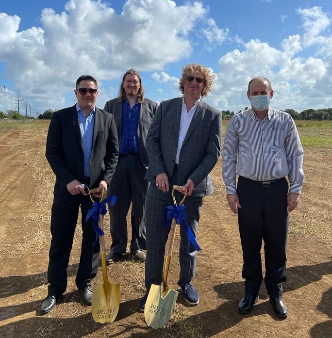 DeltroGroup's tweet photo. December 15, 2021. Memorable day for our company in Cuba. Ground Breaking ceremony of the first of 19 solar sites to be built within the Cuban territory
#renewableenergy #Solar #EnergiasRenovables #MedioAmbiente https://t.co/ef9RRfemyl