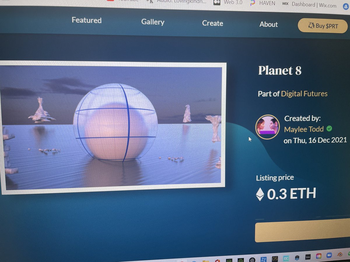 MayleeTodd's tweet photo. 🌐Planet 8🌐 Now for sale - https://t.co/l6VwnjiFjn

#nft #nftartist @PortionApp 

A programmable planet called Planet 8, created by the Children of Ew during the Age Of Energy. Planet 8 is programmed to flourish or self-destruct based on the inhabitant's energy and awareness. https://t.co/DTyEeLEFZb