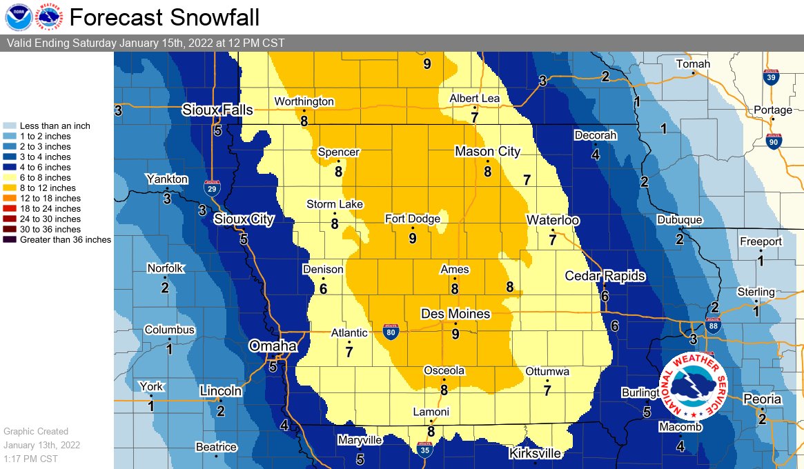 NEStatePatrol's tweet photo. Heads up for eastern Nebraska or anyone heading to Iowa Friday afternoon or this weekend.

Check roads conditions with https://t.co/14tAtDCs6e and https://t.co/HdqXyfPU76 before you travel.

Call *55 or 800-525-5555 if you get stranded. NSP and @iowastatepatrol are ready to help. https://t.co/dhbosC4rZz