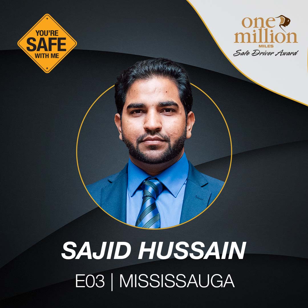 Sajid has reached 1 million consecutive safe driving miles! Keep up the great work. #congratulations #everysafemilecounts #onebison #safety #trucks #trucking #truckdriver #thankadriver