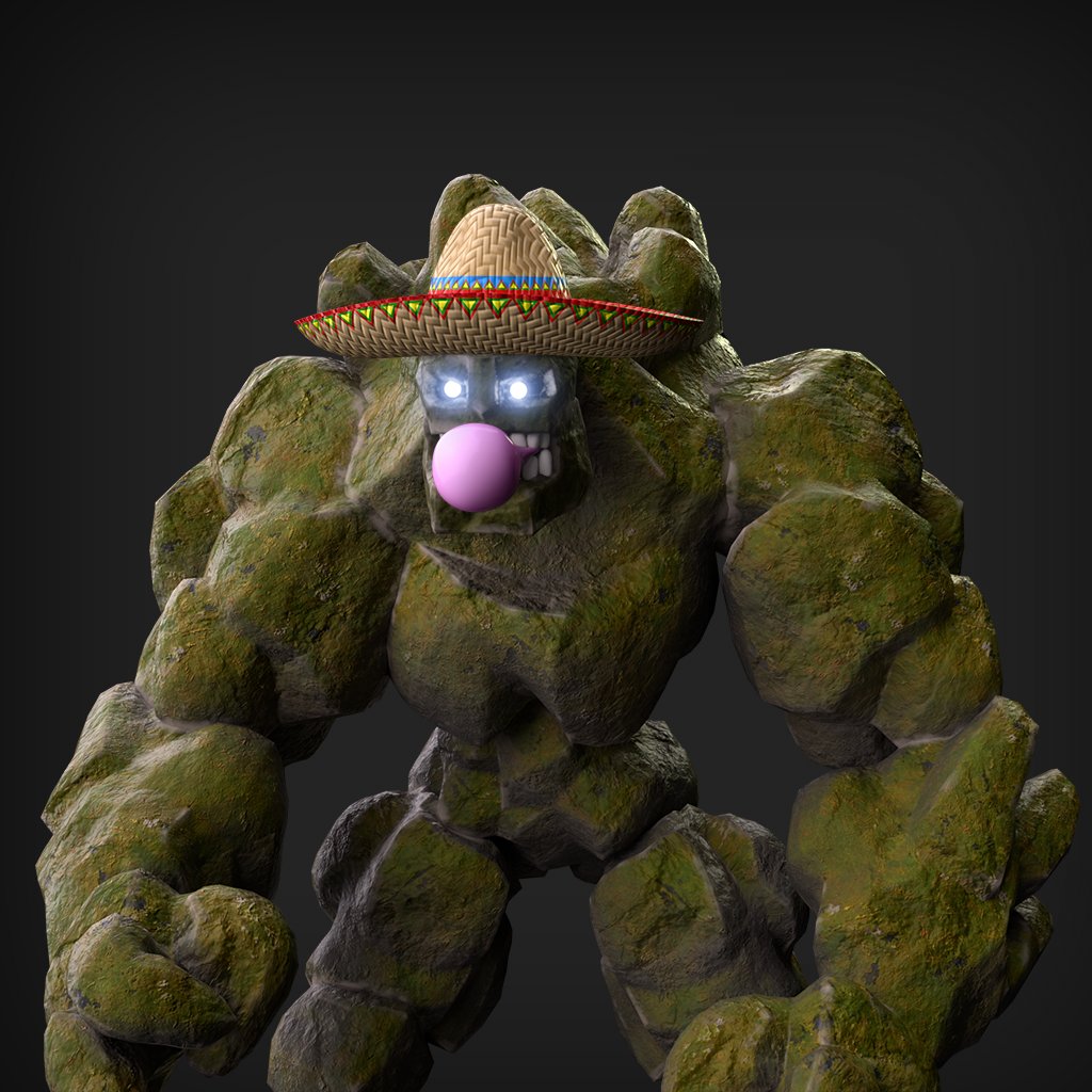 NFTshotz's tweet photo. #rudegolems #MagicEden #NFT https://t.co/FstAeG6zUQ
