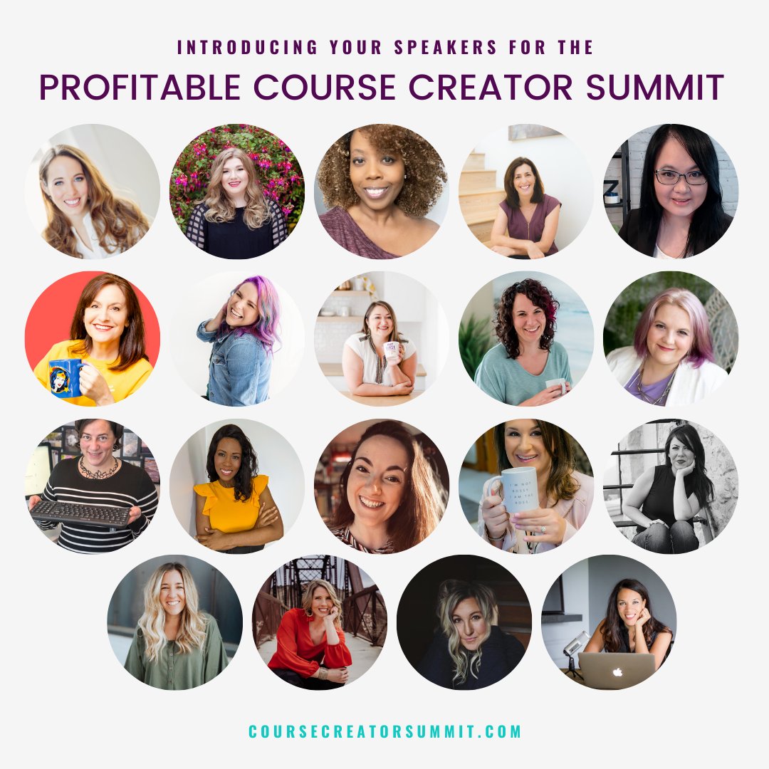 The Profitable Online Course Creator Summit kicks off next week, to help you with everything from creating a simple quiz to convert subscribers to buyers, writing a buyer welcome sequence and profiting from your podcast. I'm going to be talking all abou... bit.ly/3FpKKnQ
