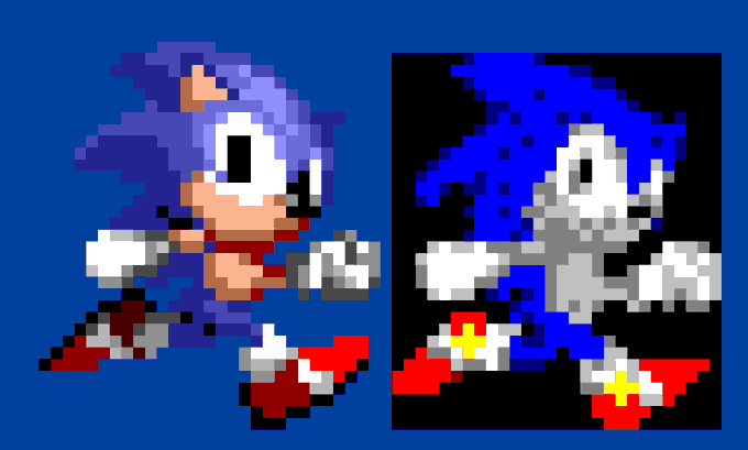 AudioReam on X: I did a Sonic 1 Version of one of Sonic's Sprites