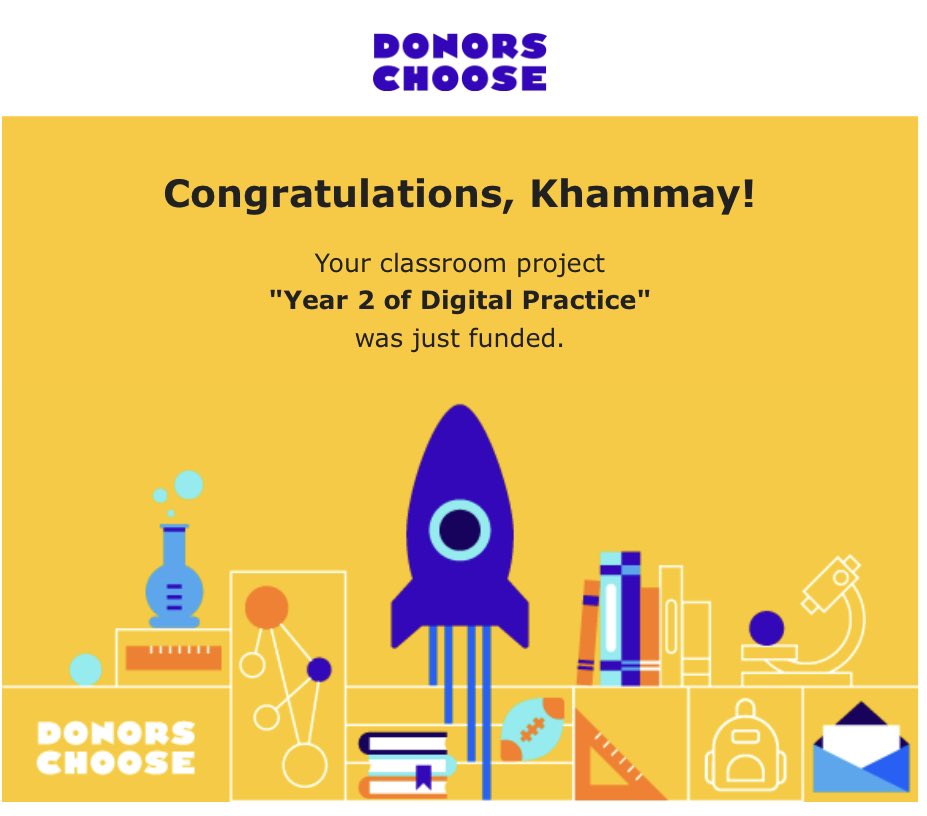 EscotoMath201's tweet photo. Thank you @CaringClassroo1, Pamda Cares and all 42 donors to helped make this possible. ❤️❤️❤️🚀 #DonorsChoose https://t.co/k1JEiatQxK
