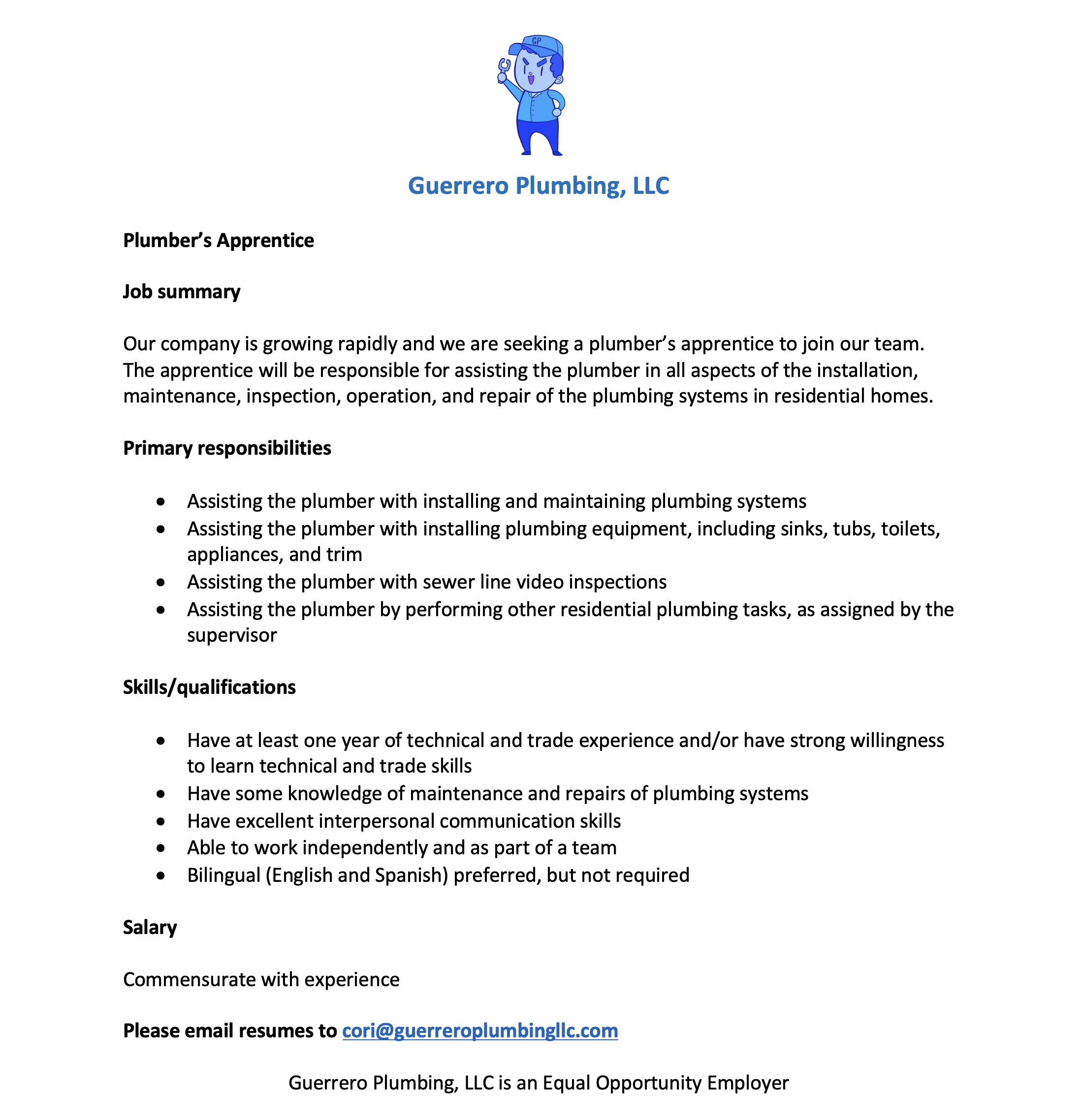 Guerrero Plumbing, LLC (GuerreroP_LLC) / Twitter