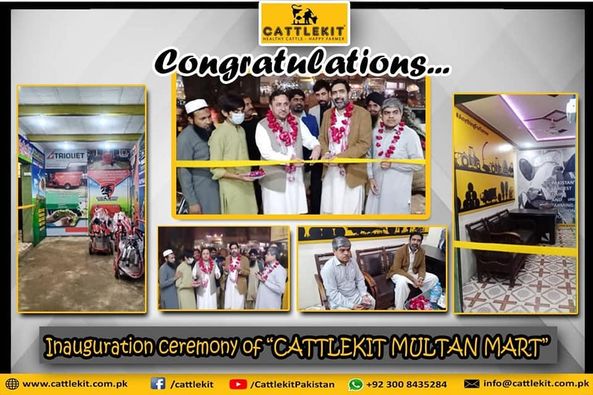 CattlekitP's tweet photo. Inauguration ceremony of "CATTLEKIT Multan Mart"
Now you easily visit our Multan Mart for any kind of Dairy and Agriculture machinery 
Mr. Zahoor Hussain (CONTACT PERSON)
+92 300 0400575
#anythingforfarmer @DCFAPakistan @JassarAftab @PakDairySector @dairynewspak https://t.co/Diz9r13kkj