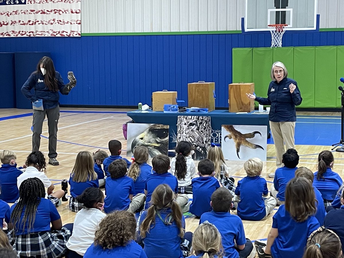 Thank you Megan McConnell for helping bring the Blackland Prairie Raptor Center to FWA today! <a href="/FWAcademy/">Fort Worth Academy</a> #thebesteducationbeginshere