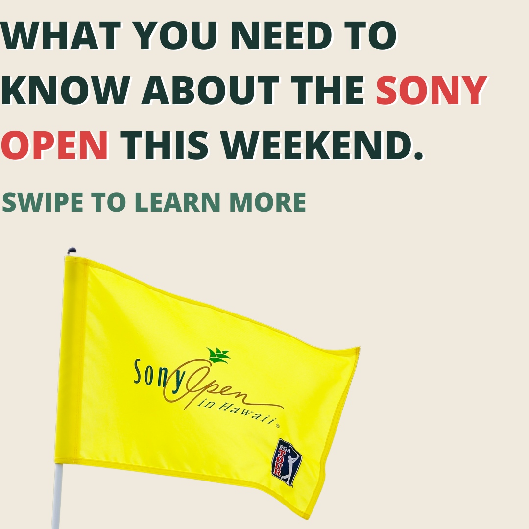 DriveForceGolf's tweet photo. Stop scrolling. Here's all you need to know about the Sony Open in Hawaii this weekend. Tag a buddy you'll be watching with in the comments!

#SonyOpen #PGATour #Golf https://t.co/V0BSsG9u3n