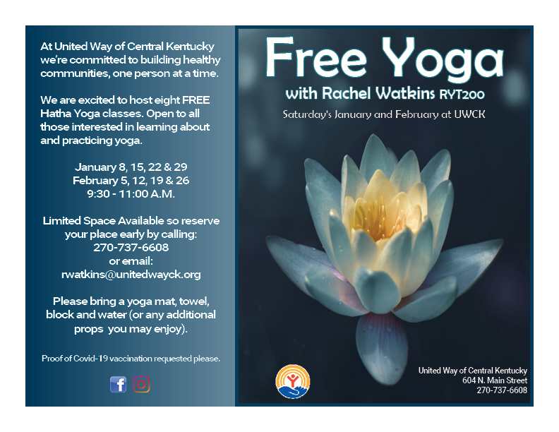 uwcky's tweet photo. Space is still available. Call to reserve your mat space! https://t.co/A97U0imZiC